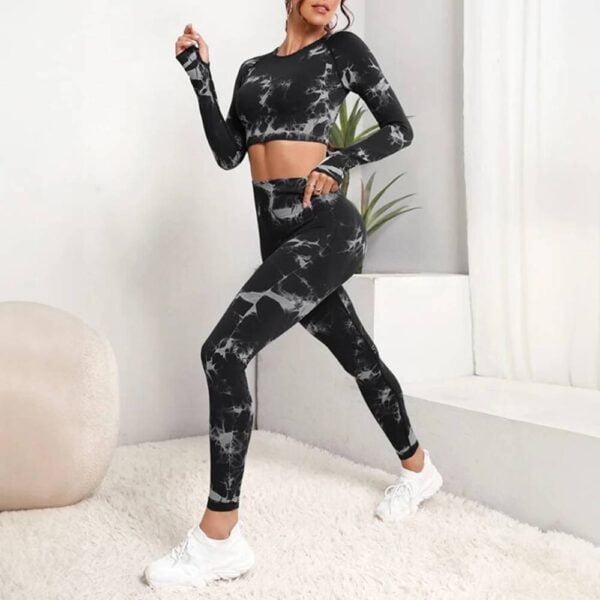 Seamless 2-Piece Tie Dye Yoga Set