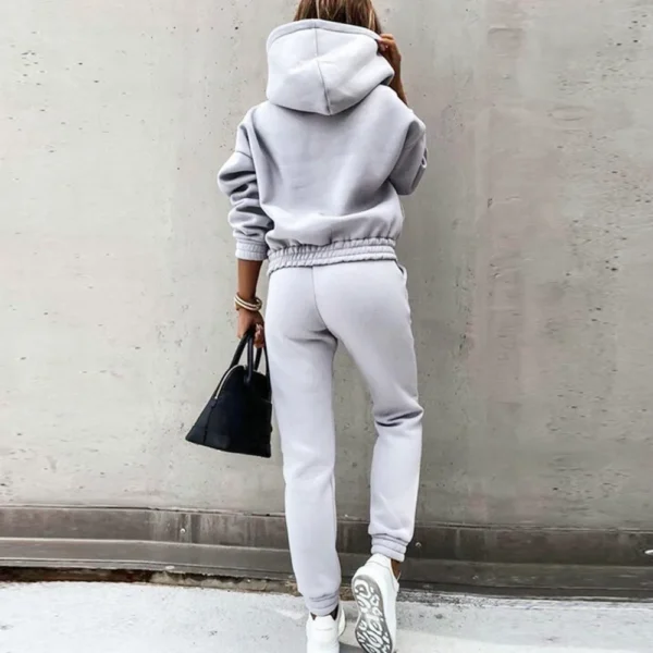 Casual Hoodie And Joggers Set