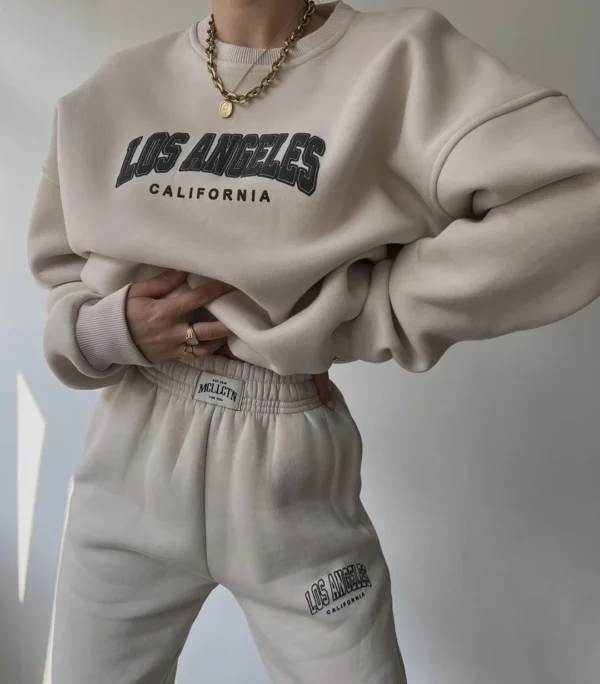 L.A Sweatshirt And Pants Set