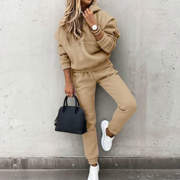 Casual Hoodie And Joggers Set