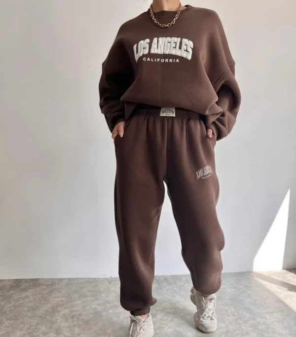 L.A Sweatshirt And Pants Set