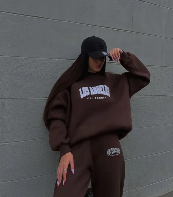 L.A Sweatshirt And Pants Set