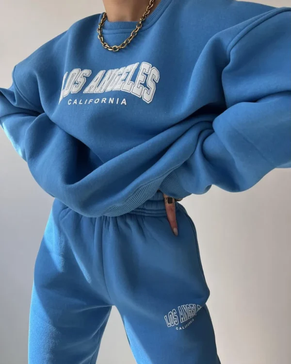 L.A Sweatshirt And Pants Set